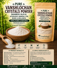Pure Vanshlochan Crystals Powder – 100% Natural Bamboo Silica