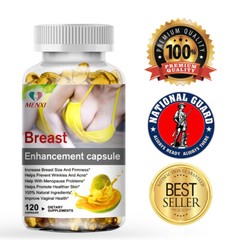 Natural Breast Enhancer Caps – Herbal Bust Firming Phytoestrogen Complex 120pcs