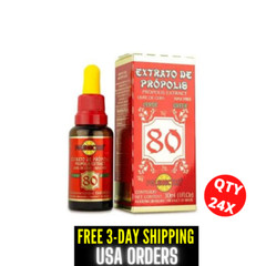 POLENECTAR Propolis Extract Brazilian Green Wax Free 80 Bee Case 24x 30 mL