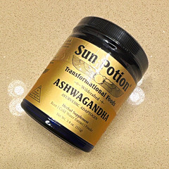 Sun Potion Ashwagandha Ayurvedic Wildcrafted Powder Stress Support 3.9 oz
