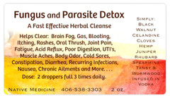 Fungus & Parasite Detox~ Strong Effective Cleanse for the whole body; Naturally.
