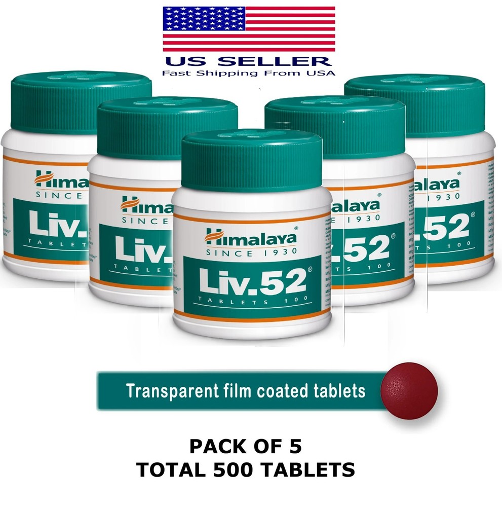 Liv Himalaya 100 Tablets USA Seller Free Shipping (Pack Of 5)