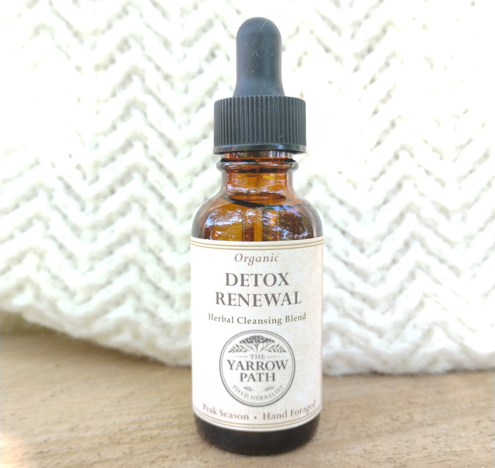 Organic Detox Renewal Tincture 1 oz Herbal Extract | Nettle, Cleavers, Dandelion