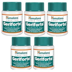 Himalaya Geriforte (60 Tablets X 5) for better respiratory fatigue & dizziness.