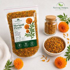 Dried Marigold Flower Petals Tagetes erecta Natural Herbal Tea Premium Sri Lanka