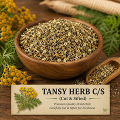 Tansy Herb C/S Cut & Sifted Dried Botanical Herb Premium Quality