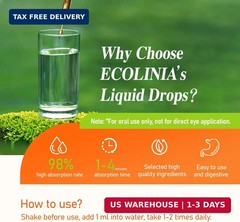 Eye Health Drop w/Eyebright Herb (Euphrasia Officinalis), Vision & Eye Support S