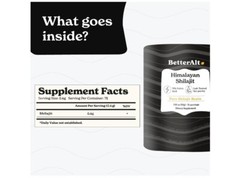 Better Alt, Pure Himalayan Shilajit Resin Gold Grade 75% Fulvic Acid, 1.06 oz