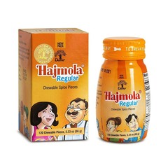 Hajmola Regular Chewable Spice Pieces – 120 Tablets