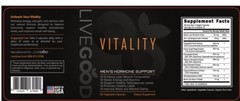LiveGood Organic Men’s Hormone Support, Male Vitality & Testosterone Booster