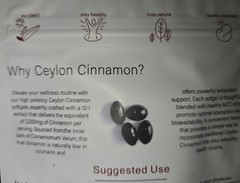 2 PACK LOT – Resia Ceylon Cinnamon Powder w/ MCT Oil 10g Sachets Softgels