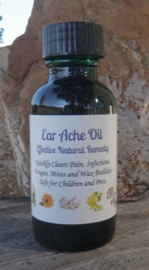 Ear Ache Oil~ Fast Pain Relief, Clears Infections & Speeds Healing Naturally