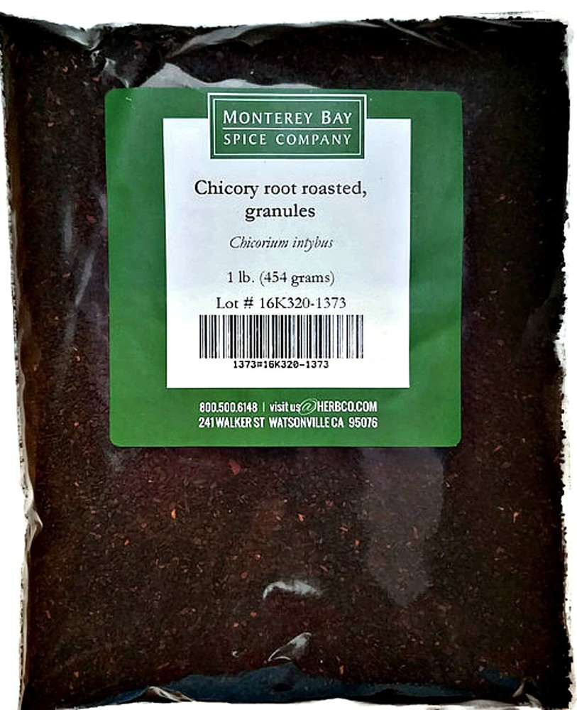 CHICORY ROOT Roasted Granules 1 LB – NATURAL Coffee and Tea Substitute – CAFF…