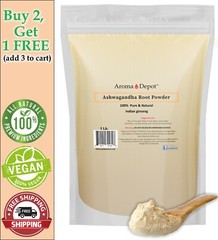 1 lb. Ashwagandha Root Powder 16oz Non Gmo Withania somnifera Indian ginseng
