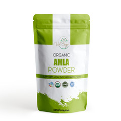 Ved Saga USDA Certified Organic Amla Powder, 4 oz | 8 oz | 16 oz (1 lb)