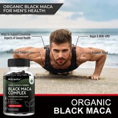 Black Maca Complex Stamina | Libido | Mood | Energy for 30 to 120 Capsules