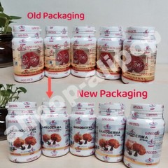 Gano Excel Ganoderma Lucidum (Lingzhi) – 90 Capsules x 5 bottles