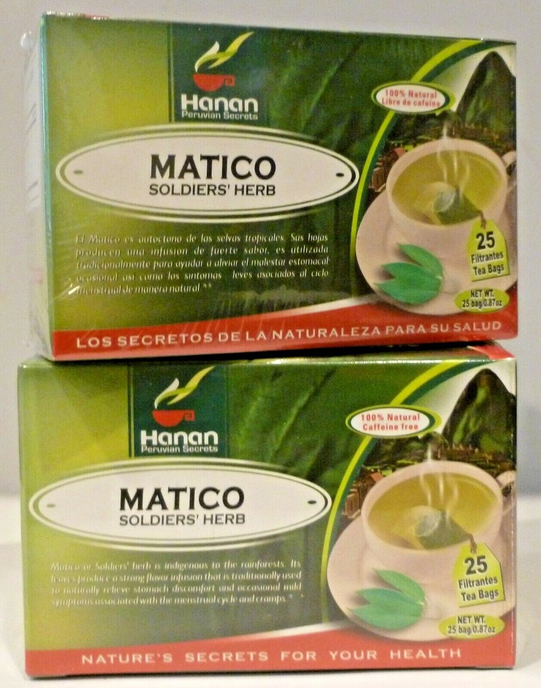 50 Matico Tea Bag (Matico Te) (2 Boxes)