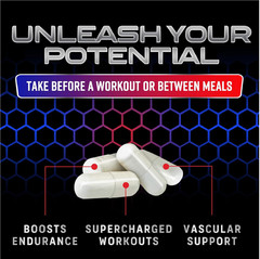 Nitric Oxide Booster Extra Strength – 3X Strength L-Arginine & Citrulline Supple