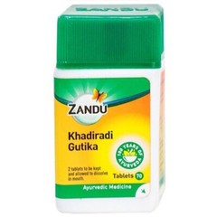 Zandu Khadiradi Gutika 70 Tablets (Pack of 2)