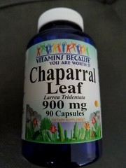 Chaparral Leaf 900mg 90 Caps Larrea Tridentata