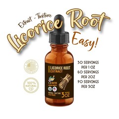 Licorice Root Extract Liquid Drops Drink Mix Adrenal Digestive Respiratory D USA