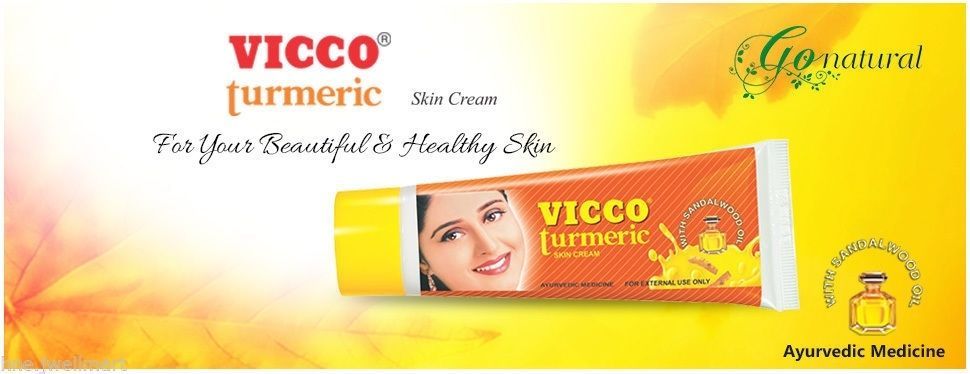 Vicco Turmeric cream with Sandal Wood Oil (70 g)- FREE SHIPPING