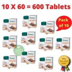 🌿 Himalaya Ashvagandha | Pack of 10 | 60 Tablets Each |Expiry 02/2027