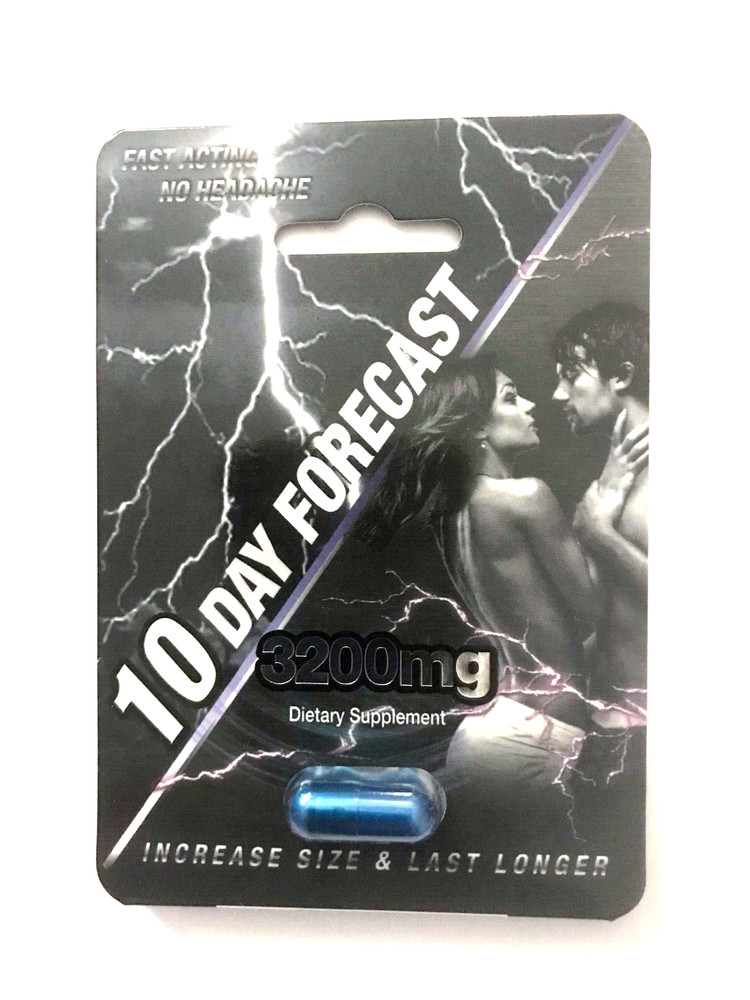10 Day Forecast 3200 mg Male Enhancement Supplements 6 Pills