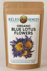 Organic Whole Blue Lotus Flowers – 100% Pure, Non-GMO Nymphaea Caerulea, Calming