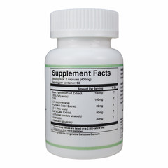 PUMPKIN SEED, CAT’S CLAW, QUERCETINE, 120 capsules, Prostate Supplement, Formula
