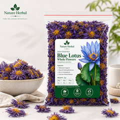Blue Lotus Dried Flower Nymphaea Caerulea Herbal Tea 100% Natural Botanical Herb