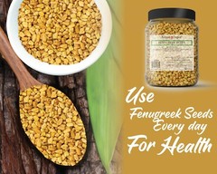 Fenugreek Seeds Trigonella foenum-graecum Whole (Methi) Seed 100% Raw Bulk