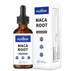 Maca Root Liquid Drops Extract | Peruvian Black & Red 2 Fl Oz (Pack of 1)