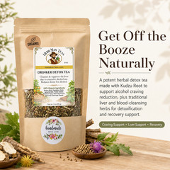 DRINKERS DETOX TEA – Detoxes the liver and reduces alcohol cravings.