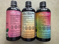 Serene Herbs Soursop Bitters Liquid Mixed Berries & Black Seed Triple Bundle