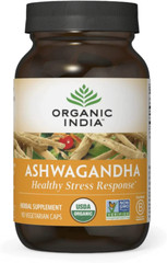 Organic India Ashwagandha Capsules – Organic Ashwagandha Supplement – Vegan Ashw