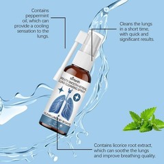 BREATH Smooth Herbal Lung Cleansing Spray Relieve Lung Discomfort G7U01212 RY .