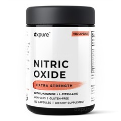 Nitric Oxide Booster Supplement L-Arginine L-Citrulline – 1500mg – 120 Capsules
