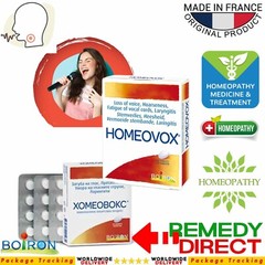 HOMEOVOX Homeopathic Remedy 60Tabs Loss of Voice, Vocal Cord Strain, Hoarseness