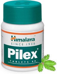 Himalaya Pilex 60 Tabs for Hemorrhoid & Digestive Wellness Pure Herbal Exp 2028