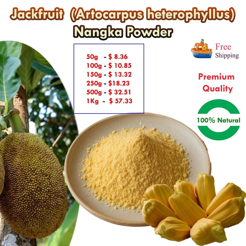Dehydrated Jackfruit Powder (Artocarpus heterophyllus) Nangka Ceylon Organic