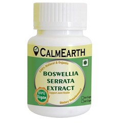 CalmEarth Boswellia Serrata Extract Capsule Shallaki 75% Boswellic Acid f/s