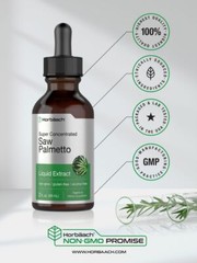 Saw Palmetto Liquid Extract | 2 fl oz | Alcohol Free | Vegeterian | by Horbaach