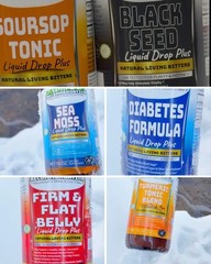 Pick your BITTERS 16oz Herbal Soursop Bitters with Moringa, Sea Moss +10 Herbs