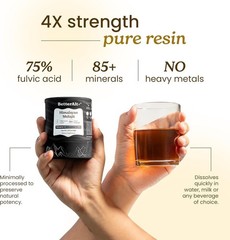 Better Alt Pure Himalayan Shilajit Resin Pack of 1 High Potency Gold Grade (New)