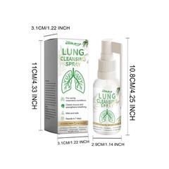 1~5PCS 30ML Lung Detox Herbal Cleansing Spray For Smokers Clear Nasal Congestion