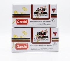 Qarshi Johar Joshanda Natural Herbal Tea 2 Boxes 60 Sachets Herbal Tea