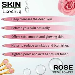 Organic Rose Petals Powder Dried Pure No Fillers A Plus Grade Face Mask