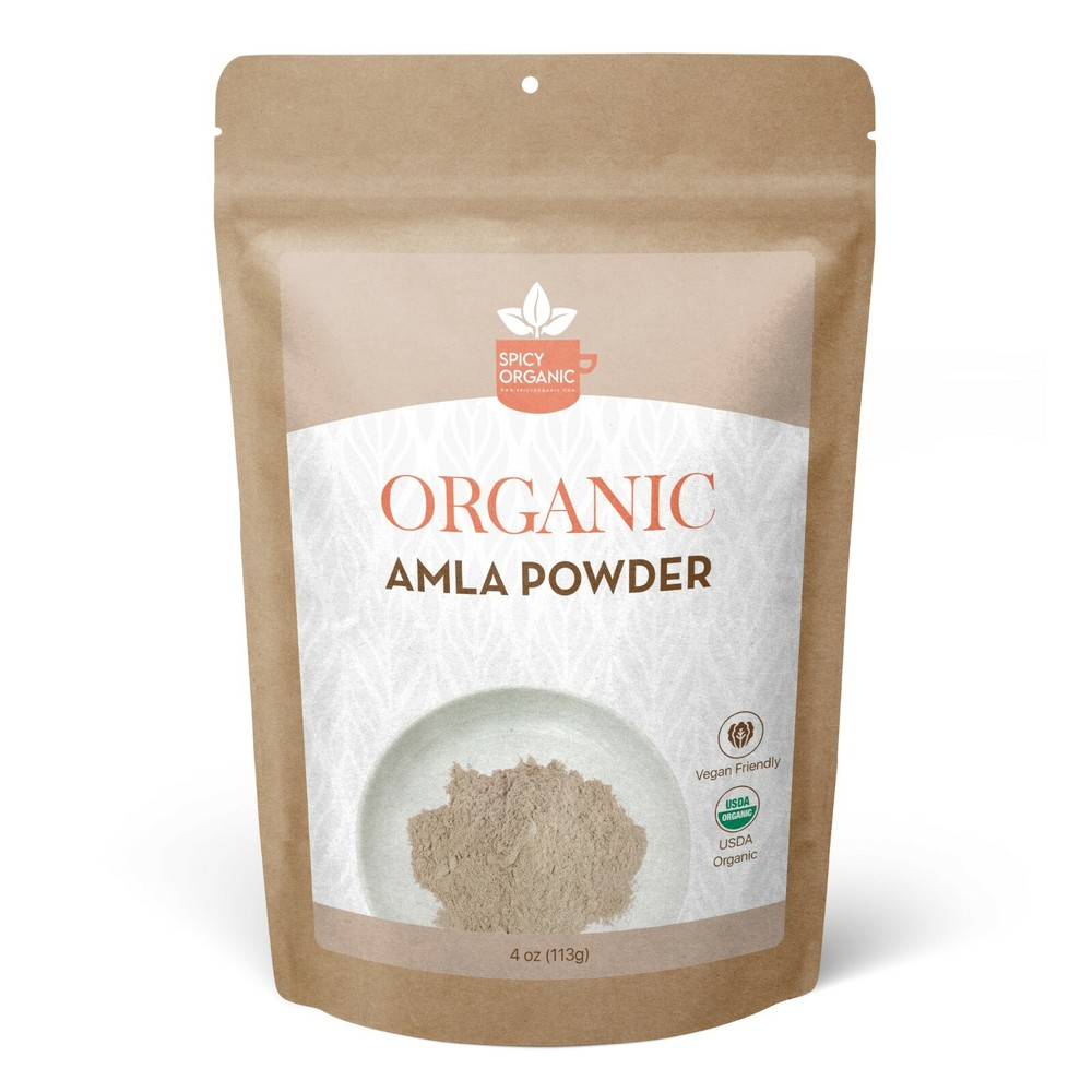 Organic Amla Powder (4 OZ) Amla Powder for Hair Growth (Indian Gooseberry)